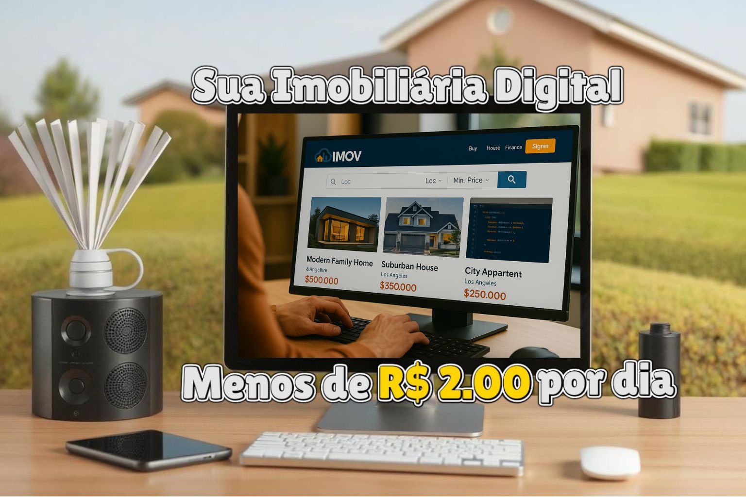 Banner do site responsivo e bonito